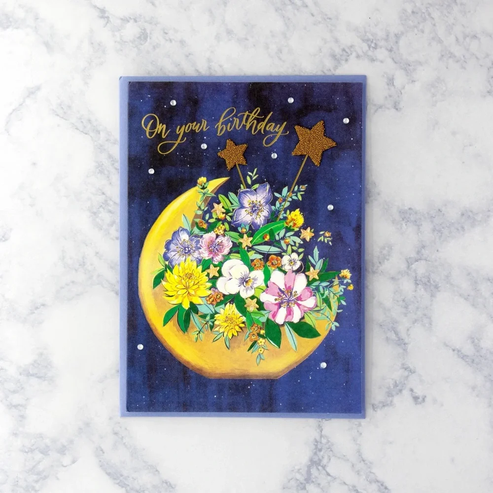 🆕Papyrus Floral Birthday Greeting Card